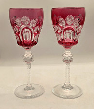 Pair antique cranberry for sale  Wichita Falls