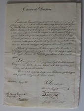 Montebelluna 1870 documento usato Montebelluna 1870 documento usato  Bagnacavallo