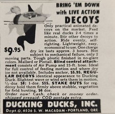 1958 print ducking for sale  Sterling Heights