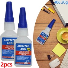 2 szt. Loctite Super Klej Natychmiastowy 406 Super Klej Klej 20g Nowy & Oryginalne opakowanie na sprzedaż  Wysyłka do Poland