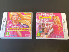 BARBIE DREAMHOUSE PARTY NINTENDO 3DS + BARBIE STAR DE LA MODE NINTENDO DS  comprar usado  Enviando para Brazil