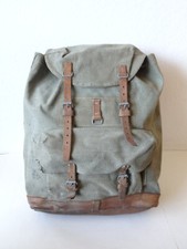 Mochila militar do exército suíço 1957 lona sal e pimenta Suíça RAR comprar usado  Enviando para Brazil