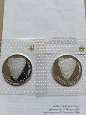 Gedenkmünze arthur schopenhau gebraucht kaufen  Koblenz