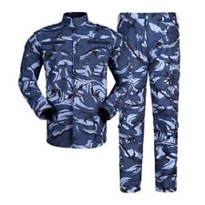 Uniforme de exército azul marinho camuflagem combate tático uniforme de trabalho militar comprar usado  Enviando para Brazil