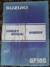 Suzuki gp100 owners for sale  ASHFORD
