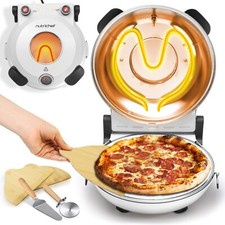 Máquina de pizza de bancada Nutrichef - Forno elétrico para pizza com controles de temperatura comprar usado  Enviando para Brazil