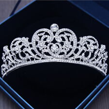 Tiara feminina de formatura 6 cm de altura coração coroa de cristal casamento rainha noiva princesa comprar usado  Enviando para Brazil
