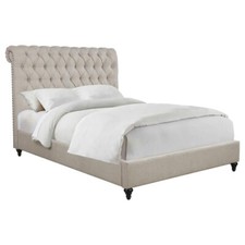 Beige button tufted for sale  Des Plaines