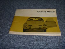 1969 Volkswagen VW Karmann Ghia 2D Coupe Proprietário Operador Manual do Usuário XZ comprar usado  Enviando para Brazil