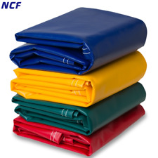Capa preta verde grossa folha impermeável lona extra resistente PVC 650gsm comprar usado  Enviando para Brazil