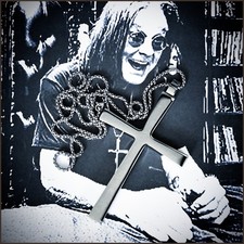 Pingente de aço inoxidável colar cruzado Black Sabbath Ozzy Osbourne comprar usado Pingente de aço inoxidável colar cruzado Black Sabbath Ozzy Osbourne comprar usado  Enviando para Brazil