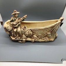 Prato vintage de cerâmica McCoy Calypso banana boat plantador, usado comprar usado  Enviando para Brazil