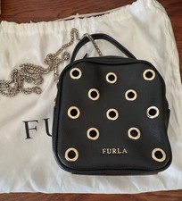 Furla schwarz leder gebraucht kaufen  München