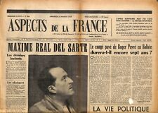 Journal politique aspects d'occasion  Les Bordes