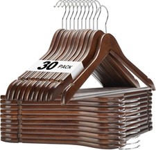 Walnut wooden hangers for sale  USA