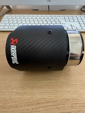 79mm akrapovic style for sale  PETERBOROUGH