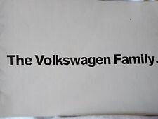 Volkswagen family brochure for sale  FALMOUTH