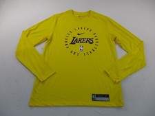 Camisa masculina Nike Los Angeles Lakers amarela média basquete NBA manga longa comprar usado  Enviando para Brazil