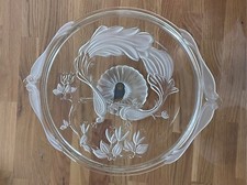 Tortenplatte fuß glas gebraucht kaufen  Porta Westfalica
