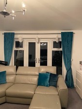 Dunelm eyelet curtains for sale  CAMBERLEY
