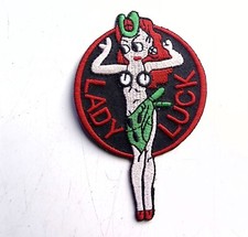 Patch bordado vintage Lady Luck - Moda retrô colecionável comprar usado  Enviando para Brazil