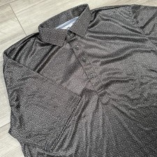 Usado, Camisa polo masculina colarinho colarinho Collars and Co tamanho XL estampa preta golfe nova sem etiquetas comprar usado  Enviando para Brazil