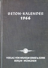 Beton kalender 1966 gebraucht kaufen  Koblenz