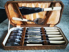 Ziseliertes fisch besteck gebraucht kaufen  Hirschaid