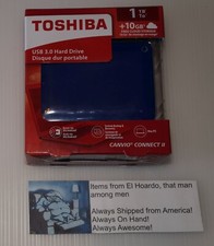 Disco rígido Toshiba Canvio Connect II 1 TB USB 3.0 completo na caixa original comprar usado Disco rígido Toshiba Canvio Connect II 1 TB USB 3.0 completo na caixa original comprar usado  Enviando para Brazil