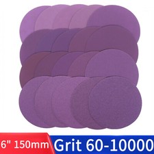 Discos de lixa 150 mm úmidos e secos 6 polegadas gancho de lixa e almofadas de laço grão 60-10000 comprar usado  Enviando para Brazil