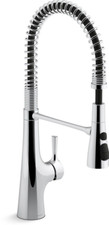 Usado, Torneira de cozinha Kohler K-24662-CP Kohler temperada pré-lavagem puxar para baixo - Cromada comprar usado  Enviando para Brazil