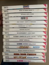 Lot jeux wii d'occasion  Saint-Omer