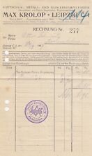 Leipzig rechnung 1927 gebraucht kaufen  Leipzig