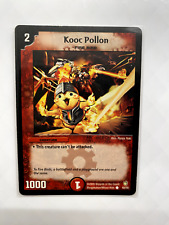 Duel masters card kooc pollon #42/55 DM 2005, używany na sprzedaż  PL