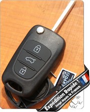 Clé plip coque Hyundai I20, I30, IX35, I35. 3 boutons + Lame (Key), usado comprar usado  Enviando para Brazil