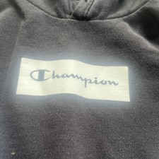 Black champion hoodie for sale  MALTON