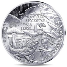 FRANCIA 10 euro plata 2025 - Viaje al Centro de la tierra - JULIO VERNE, usado comprar usado  Enviando para Brazil