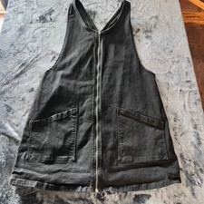 Black overall pinafore for sale  San Jose