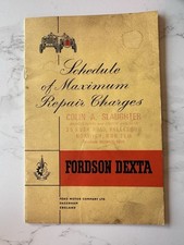 Fordson dexta schedule for sale  NORWICH