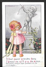 Rara cartolina bambino usato  Torino