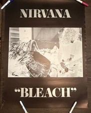 NIRVANA - PÔSTER RARO "BLEACH" 1989 OG comprar usado  Enviando para Brazil