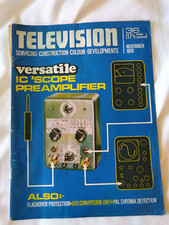Television magazine november for sale  LISBURN
