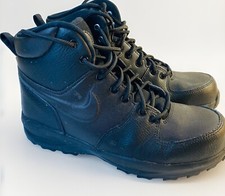 Botas de couro Nike preto Manoa juvenil tamanho 7Y meninos (12 - 13 anos)  comprar usado  Enviando para Brazil