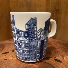 Marimekko Oiva "SININEN" ~Caneca de chá de café azul~Micro forno para máquina de lavar louça freezer seguro, usado comprar usado  Enviando para Brazil
