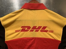 Polo manga curta 3 botões mistura algodão uniforme funcionário DHL novo sem etiquetas pequeno, usado comprar usado  Enviando para Brazil