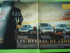Publicté Advertising 2005  Opel Corsa Meriva Enjoy Astra avec Zorro  comprar usado  Enviando para Brazil