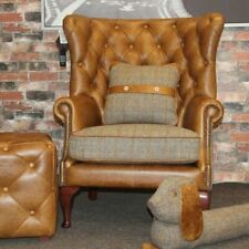 Harris tweed brown for sale  CONGLETON