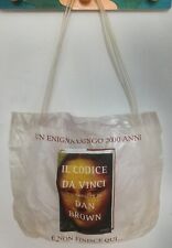 Borsa Codice da Vinci Dan Brown Gadget promozionale bag borsetta in plastica, usado comprar usado  Enviando para Brazil