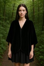 Elegant black velvet for sale  CARDIFF