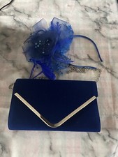 Royal blue clutch for sale  KING'S LYNN